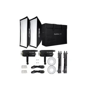Nanlite FS-300B Bi-Colour 2 Light Kit con Stands
