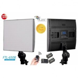 Fotima FTL-650B Professional LED Panel with 2 F-750 batteries plus charger