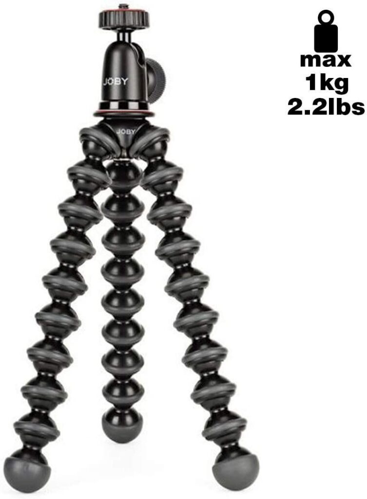 Kit flexível Joby GorillaPod 1K com cabeça esférica