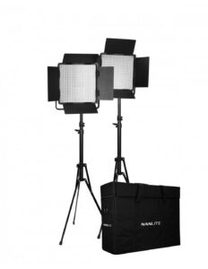 Nanlite Kit 2 Panel Led CN-600CSA  Bi-Color
