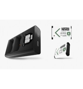 Newell Dual Charger + 2 NP BX1 Batteries