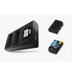 Newell Chargeur double + 2 batteries LPE6N
