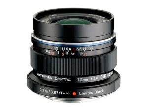 Olympus M.Zuiko ED 12mm F/2.0 Preto