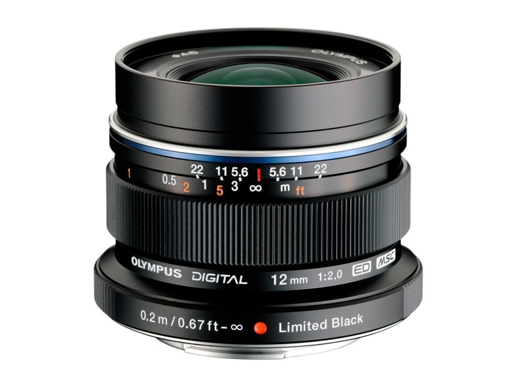 Olympus M.Zuiko ED 12mm F/2.0 Preto