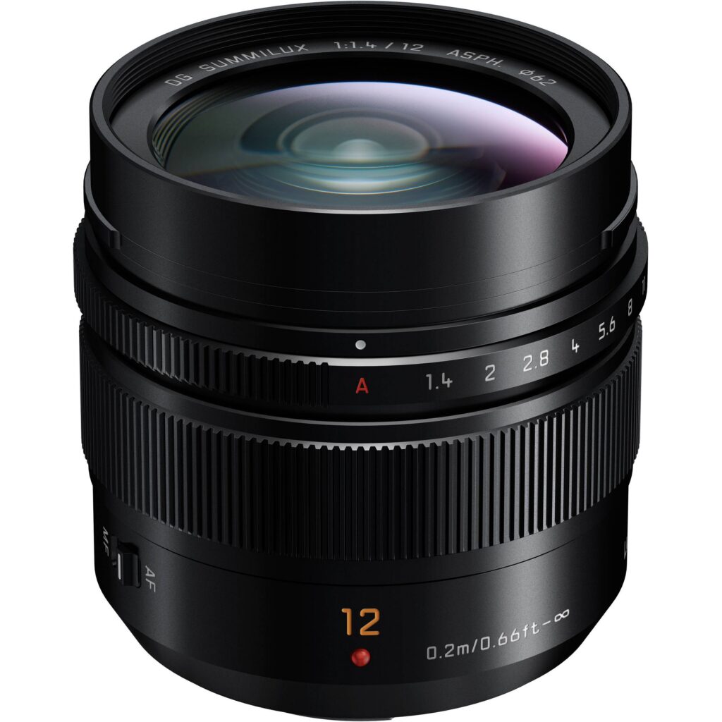 Panasonic 12 mm F/1.4 asph leica DG summilux