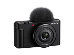 Câmera Sony ZV-1F para vlogs + Sony GP-VPT2BT