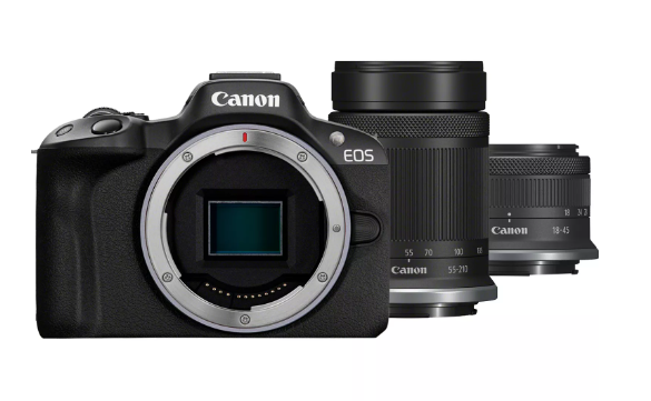 Canon Eos R50 + RF-S 18-45 mm IS+ RF-S 55-210 mm IS STM