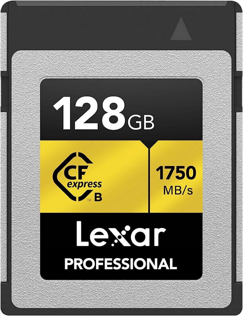 Lexar 128gb CF Express Professional Gold Type B 1750mb/s