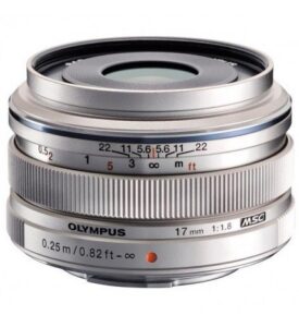 Olympus M.zuiko 17 mm F/1.8 Plata