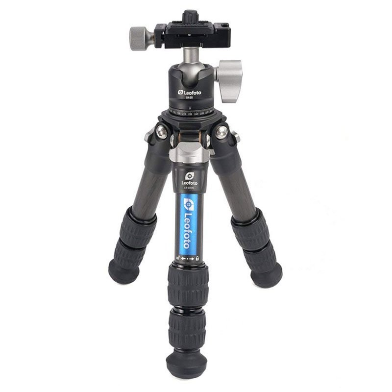 Leofoto LS-223C and LH-25 Ball Head