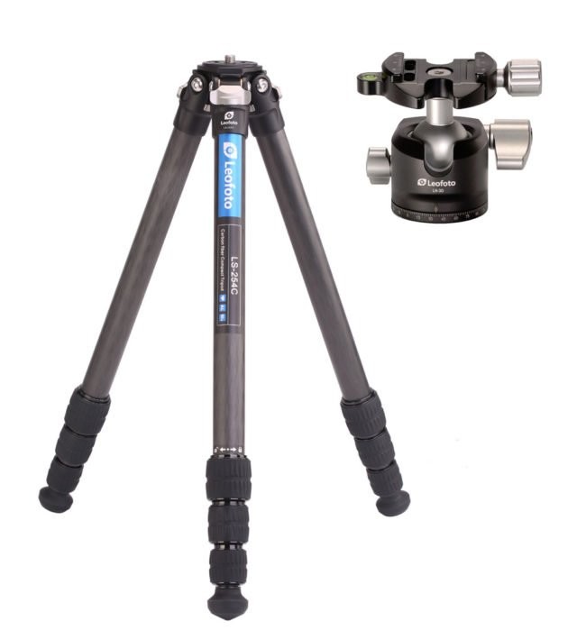 Leofoto LS-254C and LH-30 Ball Head