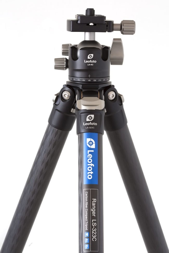 Leofoto LS-323C and LH-40 Ball Head