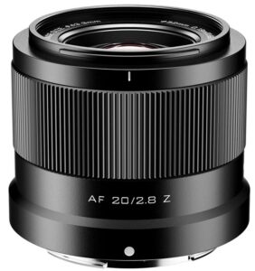 Lente Viltrox AF 20mm F2.8 para Nikon Z