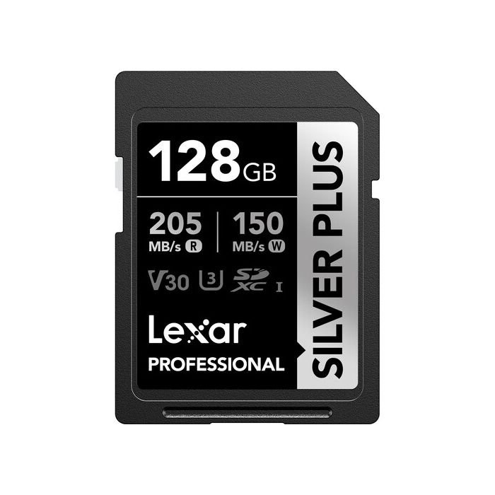 Lexar 128GB SD Silver Plus UHS-I V30