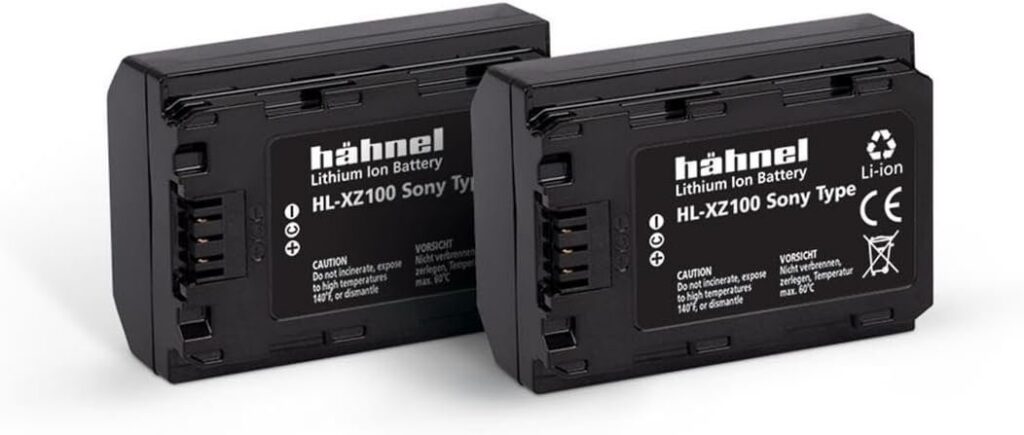 Hähnel HL-XZ100 Twinpack Reemplazo para Sony NP-FZ100