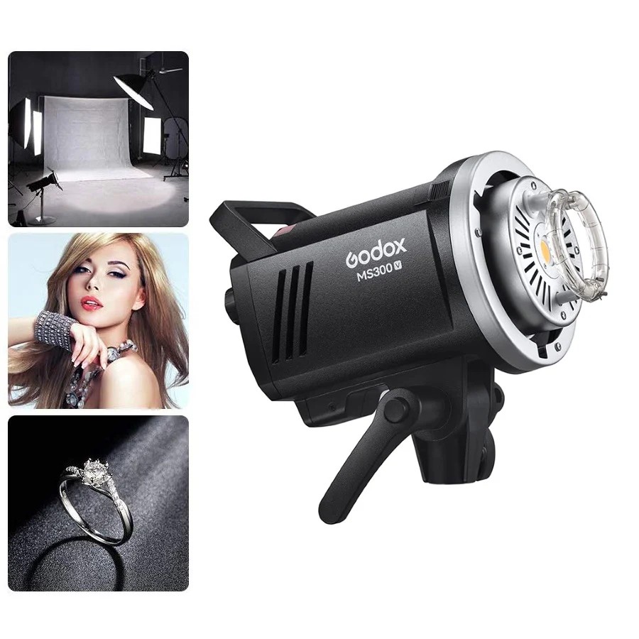 Godox MS300-V Flash with LED Modeling Light