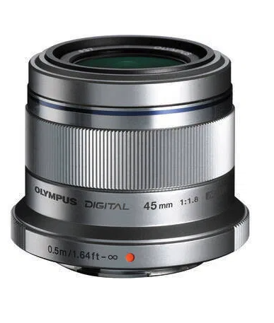 Olympus M.Zuiko digital 45 mm 1:1.8 Plata