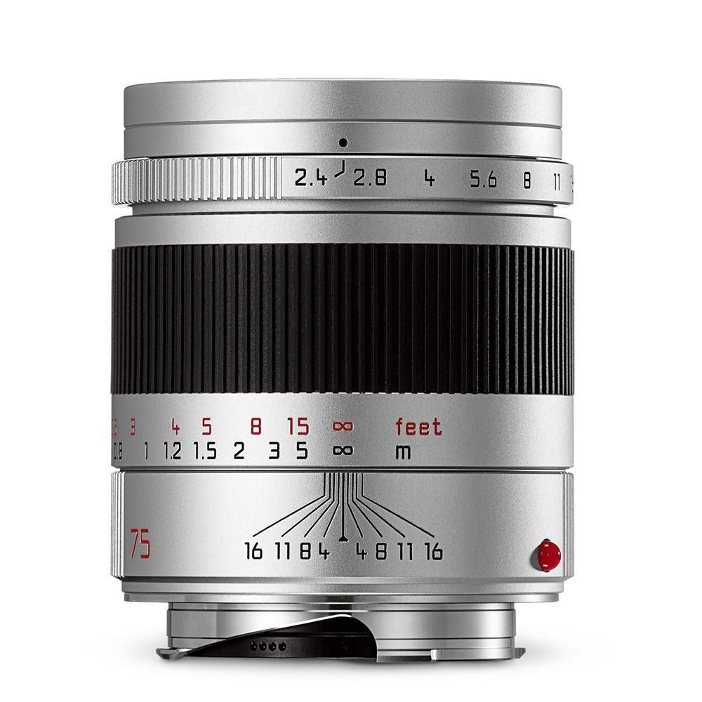 Leica Summarit-M 75 mm f/2.4 Silver Anodized Finish