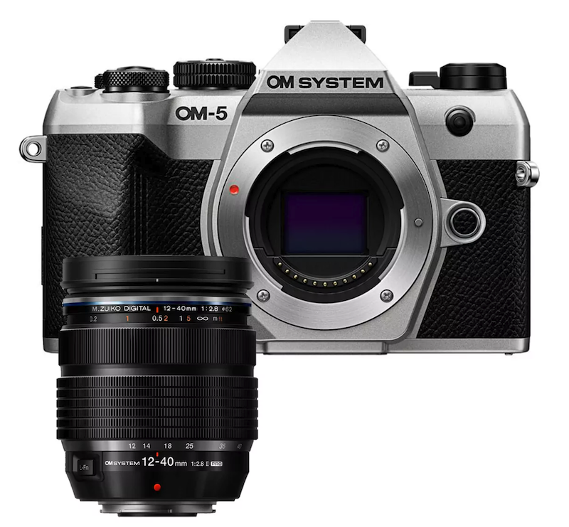 OM-5 Mark II Plata + 12-40mm F2.8 Pro II Free BLS-50 Battery