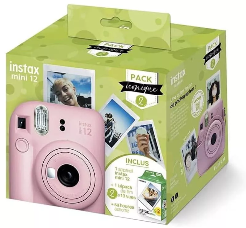 Fujifilm Instax Mini 12 Rosa Pack Iconique