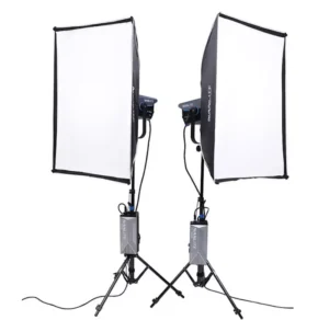 Nanlite FC-500B Kit x2 Focos LED Bicolor 520W com Softbox e Mala