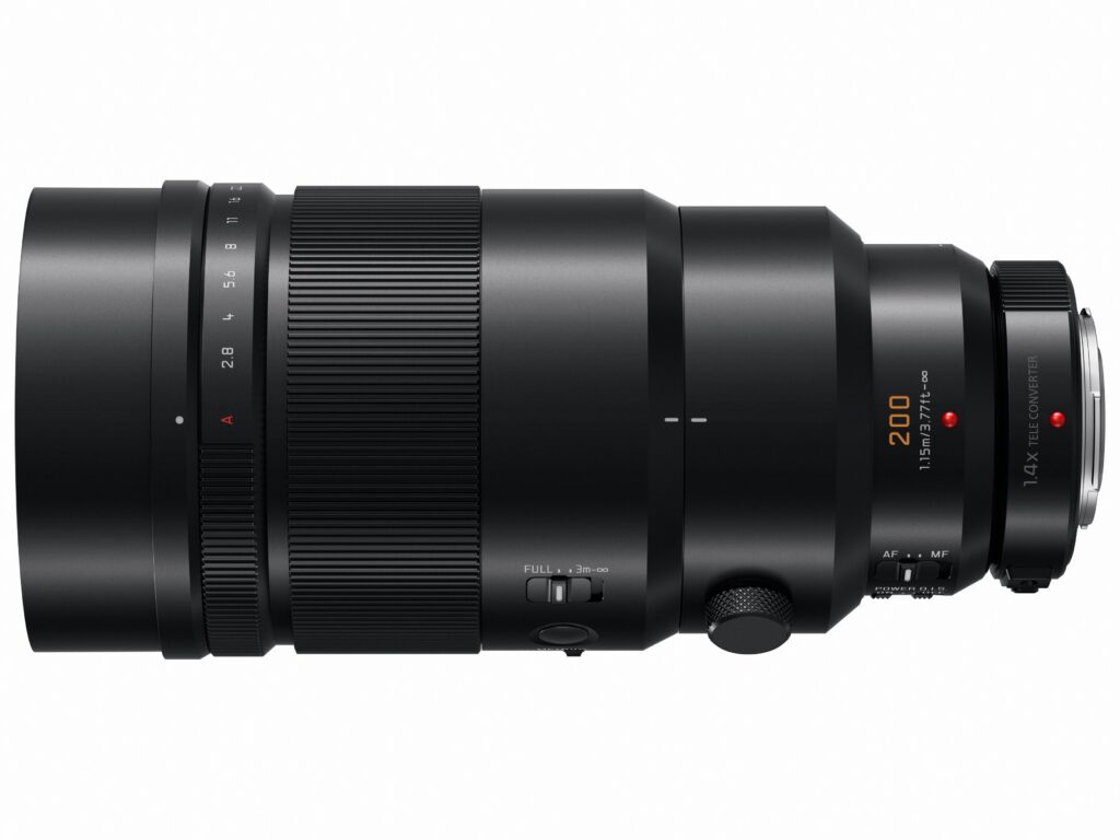 Panasonic Leica 200 mm F/2.8 + TC14 1.4X
